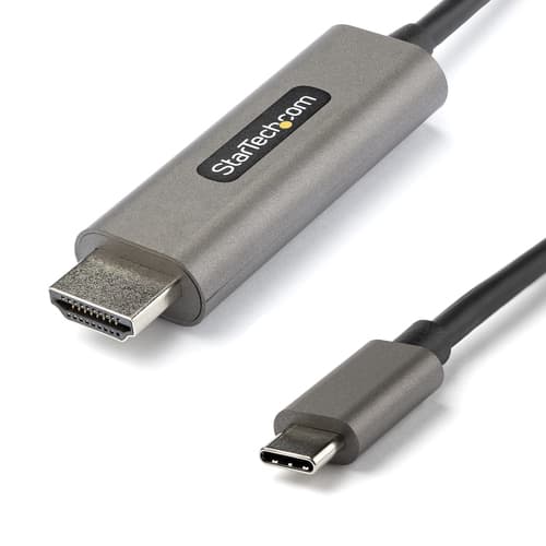 StarTech.com CDP2HDMM2MH, 2 m, HDMI Type A (Standard), USB Type-C, Hanstik, Hanstik, Lige