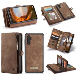 CASEME Samsung Galaxy A13 5G / A04s 4G Retro plånboksfodral - Coffee