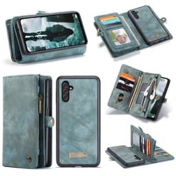 CASEME Samsung Galaxy A13 5G / A04s 4G Retro läder plånboksfodral - Blå