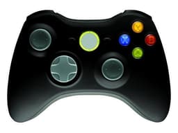 Trådlös handkontroll till Xbox 360 (Svart)