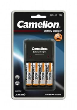 Camelion BC1010B Batteriladdare inkl. 4st laddningsbara AA-batterier