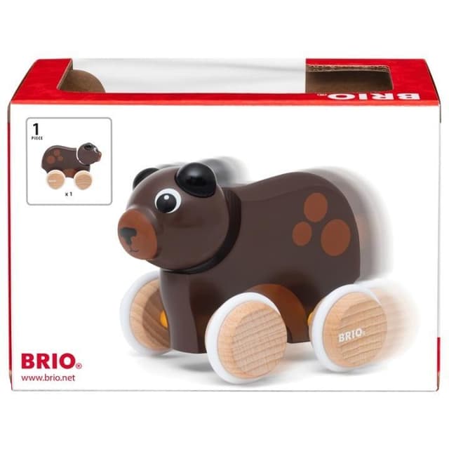 Brio 30338 Push Along Bear
