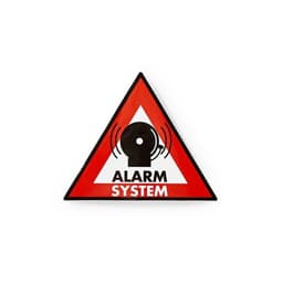 Nedis Advarsel Sticker | Triangel | Rød | 5 stk.