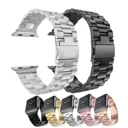 SKALO Teräsranneke Apple Watch 42/44/45/49mm - Musta