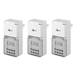 Goobay Sett med 3, digital timer IP44