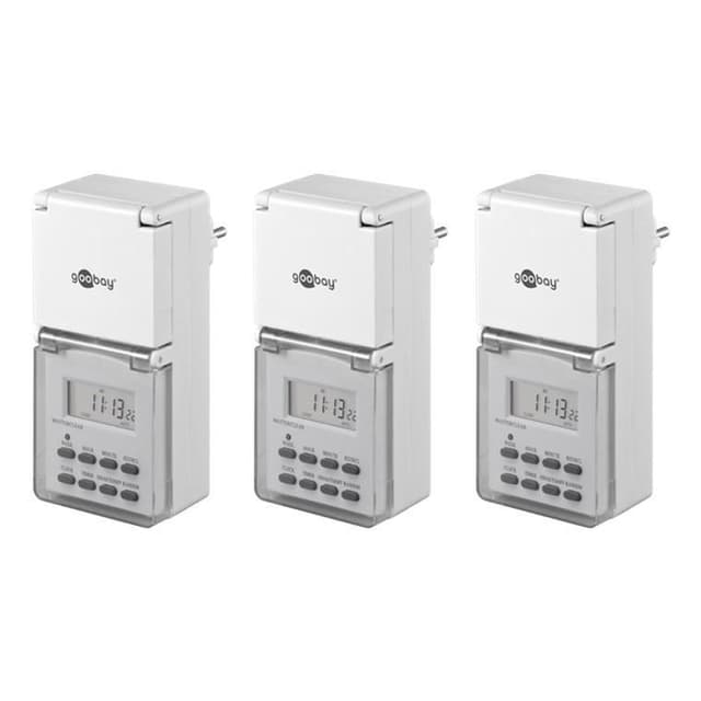 Goobay Sett med 3, digital timer IP44