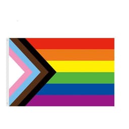 Progress Pride Rainbow flagg 150x90 cm