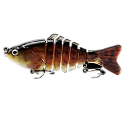 Fiskesnørewobbler 10 cm Flerfarget