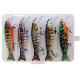 INF Fiske sluk wobbler 5-pakning 11 cm Flerfarget