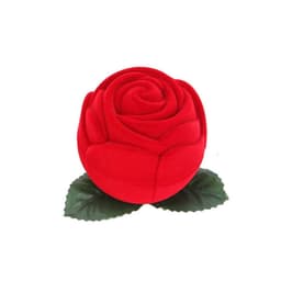 Ringeske Smykkeskrin Roseformet rød