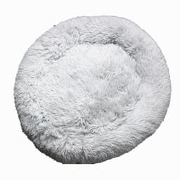 INF Mjuk och gosig hundbädd diameter 70 cm Ljusgrå