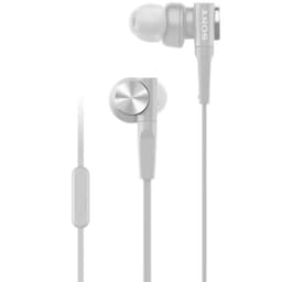 Headset MDR-XB55AP Hvit kabel i øret mikrofon