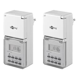 Goobay Sæt med 2, digital timer IP44