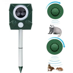 Ultralyd dyreavvisende solenergi / USB-lading Mørk grønn