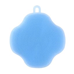 Dubbelsidig disksvamp / diskborste av silikon Blå