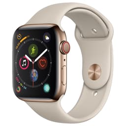 Apple Watch Series 4 rustfrit stål 44mm (GPS + 4G/e-sim)