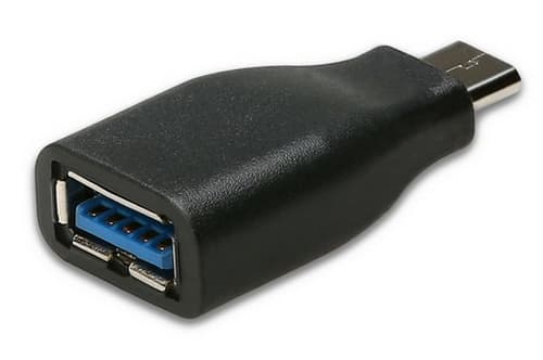 i-tec U31TYPEC, USB 3.1 Type-C, USB 3.0 Type-A, Musta