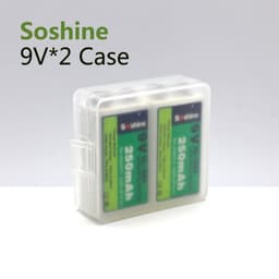Batteribox 9 V blok Soshine SBC-018
