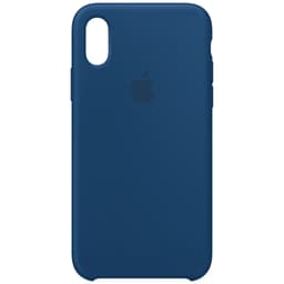 iPhone Xs silikonikuori (tummansininen)