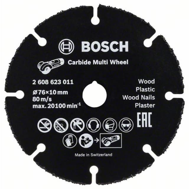 Bosch Accessories GWS 10 2608623011 Separationspår rakt
