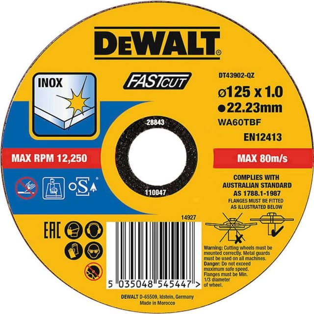 Separationspår rakt 1 st Dewalt DT43902 DT43902-QZ 1 st