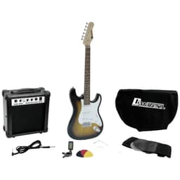 Dimavery EGS-1 Elgitarr paket Sunburst inkl. väska,