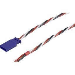 Servo Modstandskabel [1x Futuba-stik - 1x åben ende]