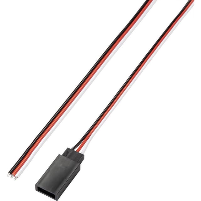 Servo Kabel [1x JR-kontakt - 1x Öppen ände] 30.00 cm