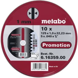 Separationspår rakt 125 mm 22.23 mm Metabo 616359000 10