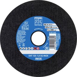 Separationspår rakt 125 mm 22.23 mm PFERD EHT 125-1,0
