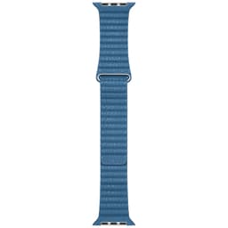 Apple Watch 44 mm nahkaranneke L (sininen)
