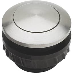 Grothe 62000 Klockknapp 1x Rostfritt stål 12 V/1,5 A