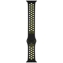 Apple Watch 40 mm Nike urheiluranneke (musta/neonvihreä)