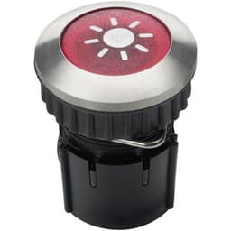 Grothe 63052 Ringeklokke Belyst Enkel Rustfrit stål 12 V AC/1,5 A