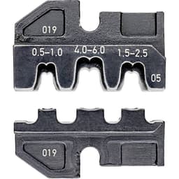 Knipex 97 49 05 Krympeindsats Uisolerede, åbne stikforbindelser Stikbredde 2,8 /6,3 mm 0.5 til 6 mm² Passer til mærke