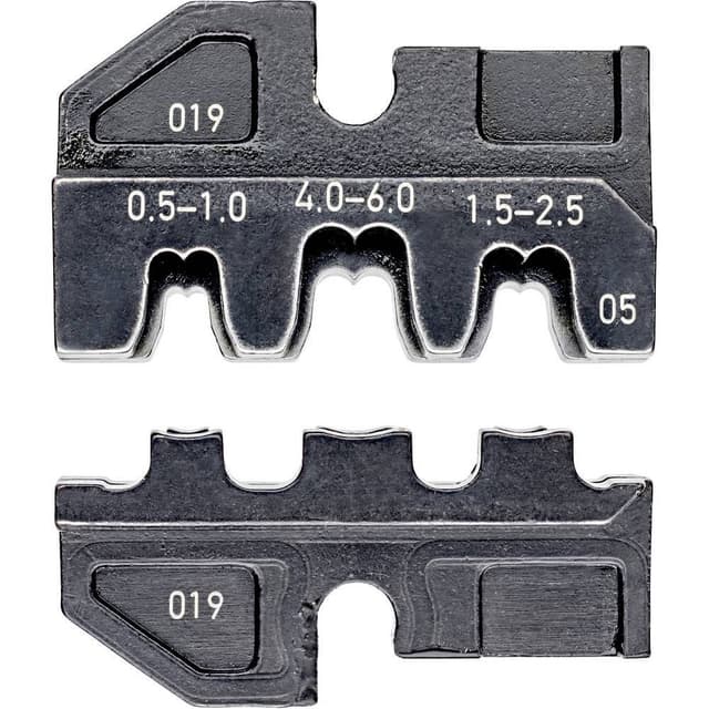 Knipex 97 49 05 Krympeindsats Uisolerede, åbne stikforbindelser Stikbredde 2,8 /6,3 mm 0.5 til 6 mm² Passer til mærke