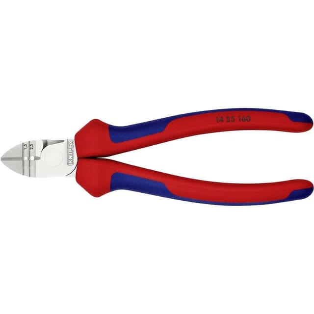 Knipex 14 25 160 Værksted Afisolerings-skævbider med