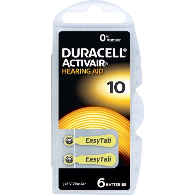 Duracell Høreapparatbatteri 6 stk