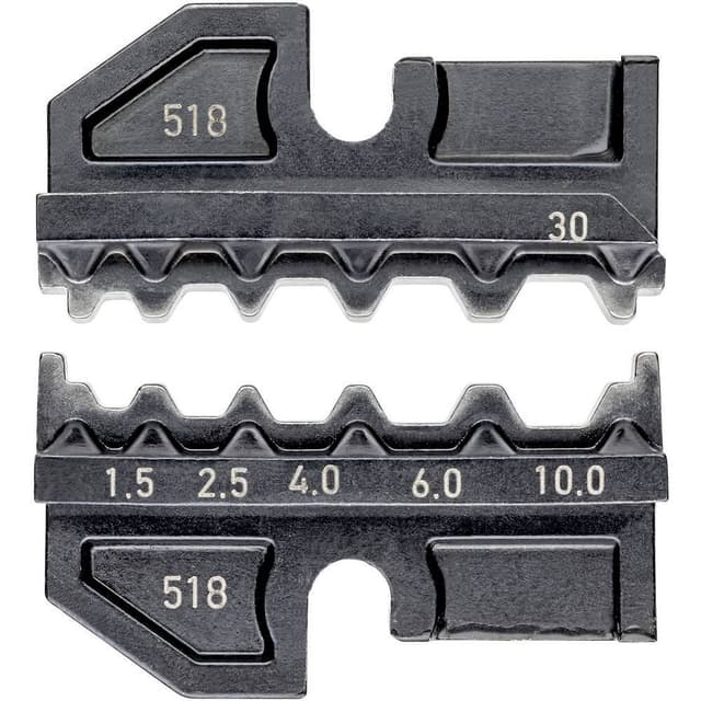 Crimpinsats Oisolerad strömkontakt 1.5 till 4 mm²