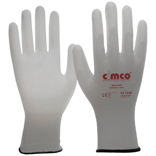Nylon Antistatisk handske Storlek (handskar): 11, XXL