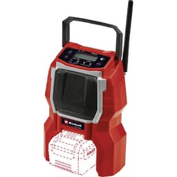 Byggepladsradio Einhell TC-RA 18 Li BT - Solo FM Rød
