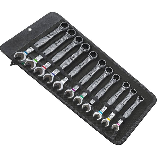 U-ring-blocknyckelset, 11 delar 8 - 19 mm Wera Joker