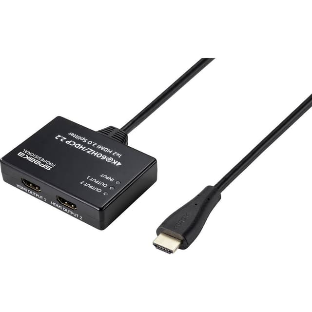 SpeaKa Professional SP-9443508 1+2 Port HDMI-Splitter