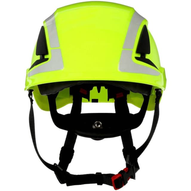 Skyddshjälm med UV-sensor, reflekterande, ventilerad