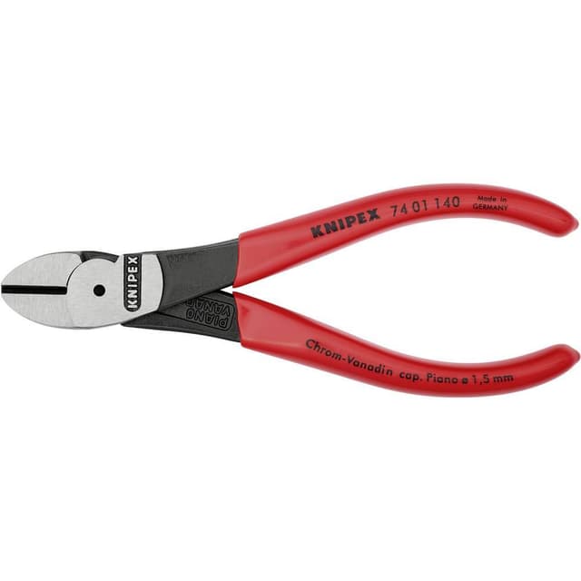 Knipex 74 01 140 Værksted Kraft-sideskærer med facet