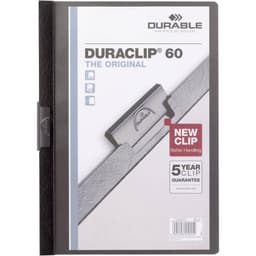 Durable Klemmemappe DURACLIP 60 - 2209 220901 A4 Sort