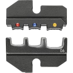 Knipex 97 49 06 Krympeindsats Isolerede kabelsko ,
