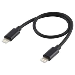 Kabel med to han til iPhone