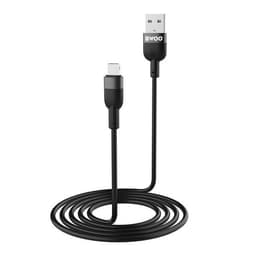 BWOO USB - iPhone - 2,4A Musta
