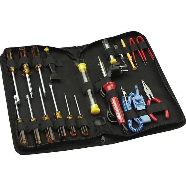 BRÜDER MANNESMANN Werkzeugkoffer »M29031«, Kunststoff, bestückt, 31-teilig